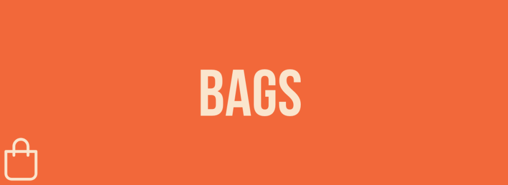 Small website banner leading to a page showing our range of Branded Bags