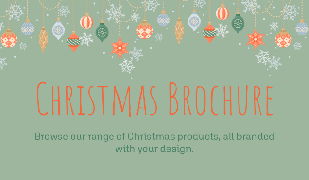 Main banner leading to a page showing our range of Christmas Products