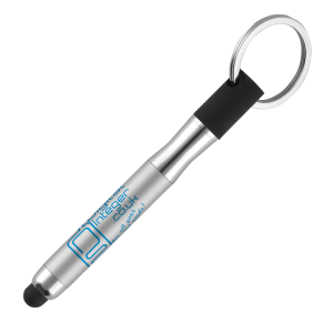 Key Touch Ballpen- Silver with printing