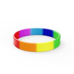 Multi-Coloured Silicone Wristband