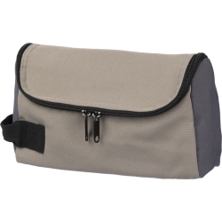 Branded Grey Toiletry Bag