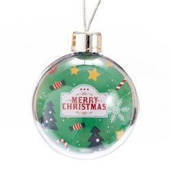 Personalised Large Shatter Resistant Christmas Bauble