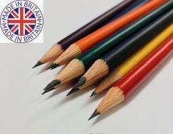Branded Round Pencil Colour Dipped End