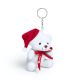 Personalised Christmas Teddy Bear Keyring