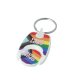 Pride Pop Coin Trolley Keyring